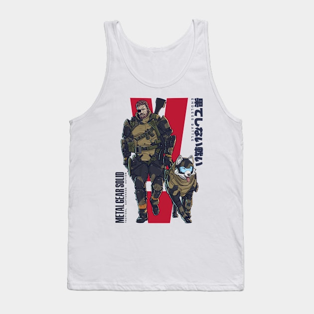 Big Boss ft. DD (Light) Tank Top by Vector Volt